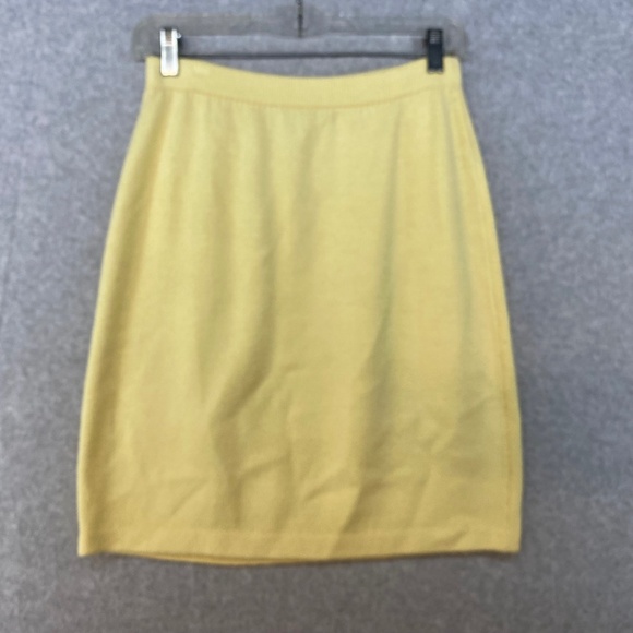 St John Collection Skirt Size 4 Santana Knit Wool Blend Stretch Pencil Knee Lgth - Picture 1 of 5